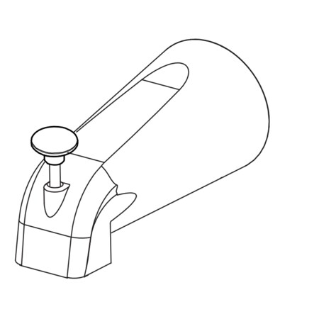 Pfister Pfister Tub Spt Dvtr R89 Pvd Bn 920-133J